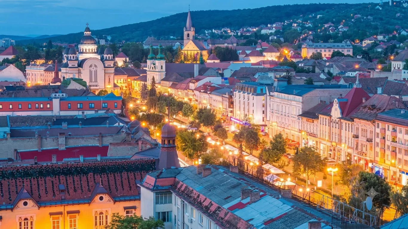 Centru istoric în Târgu Mureș